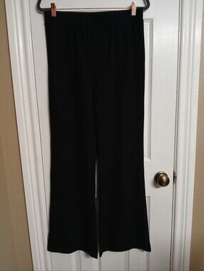 🖤THE DROP Black Pull-On Ribbed Pants - Size M